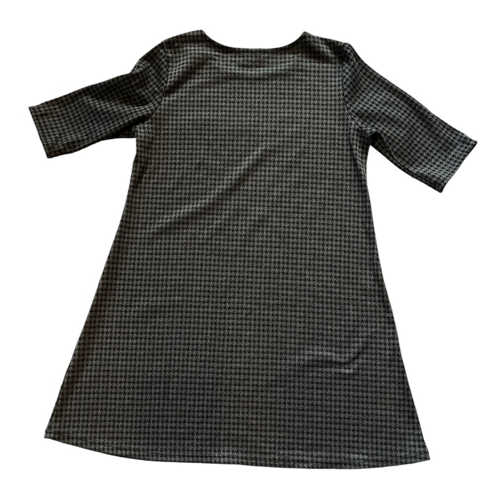 Houndstooth, A-line dress, Sz L